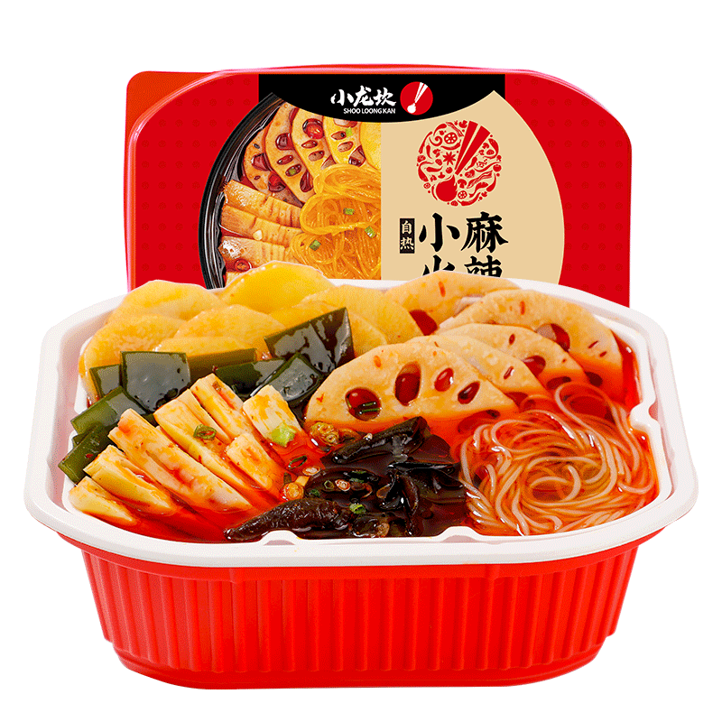 小龙坎麻辣小火锅方便速食自助煮自热方便火锅网红懒人即食素菜版