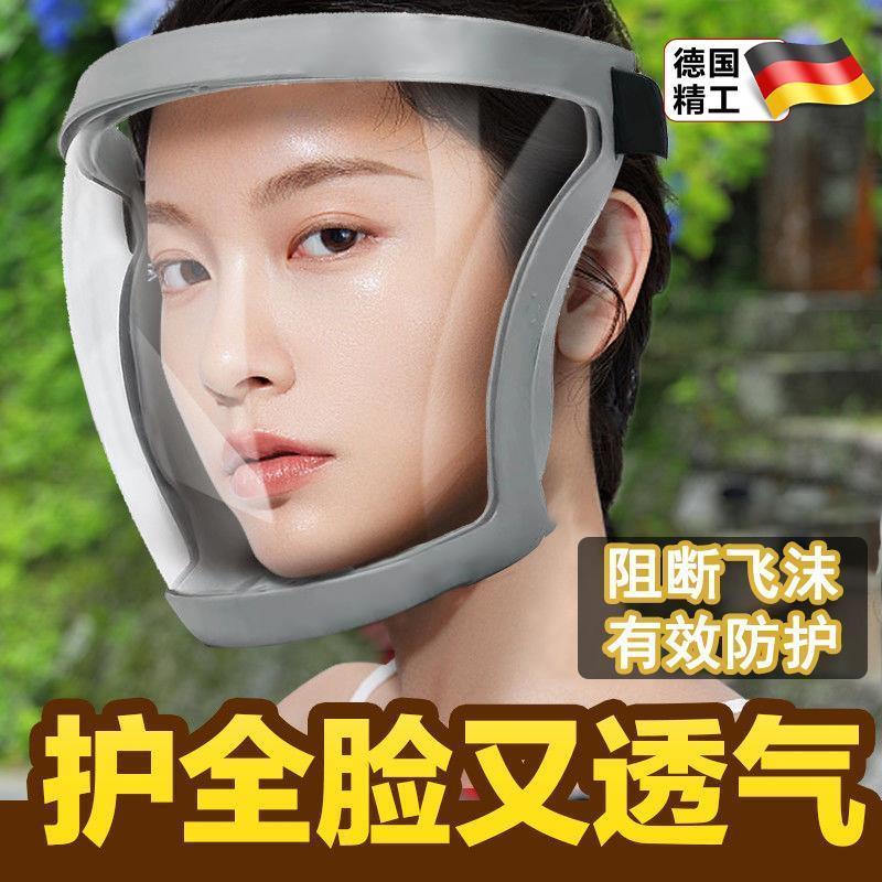 德国防护面罩透明全脸头大