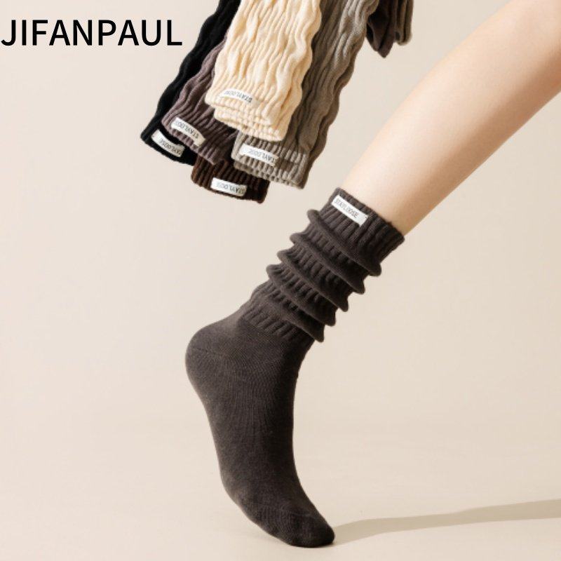 搭配勃肯鞋堆堆袜子女春秋季中筒纯色棉袜无骨秋冬款日系长筒袜套,女士内衣/男士内衣/家居服,船袜,淘宝优惠券,粉丝福利购,淘宝优惠卷