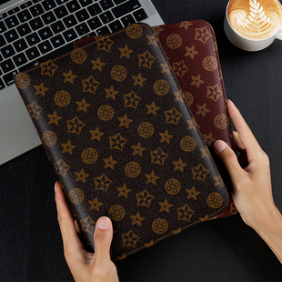 活页本a5笔记本本子可拆卸拉链款简约复古记事本防水商务办公工作大号加厚会议记录本日记本外壳定制可印logo