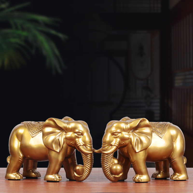 吉祥象旺福大象一对乔迁礼品