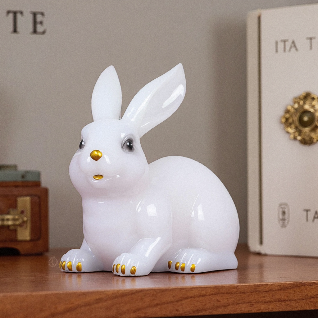 森木桐可爱兔子摆件客厅装饰