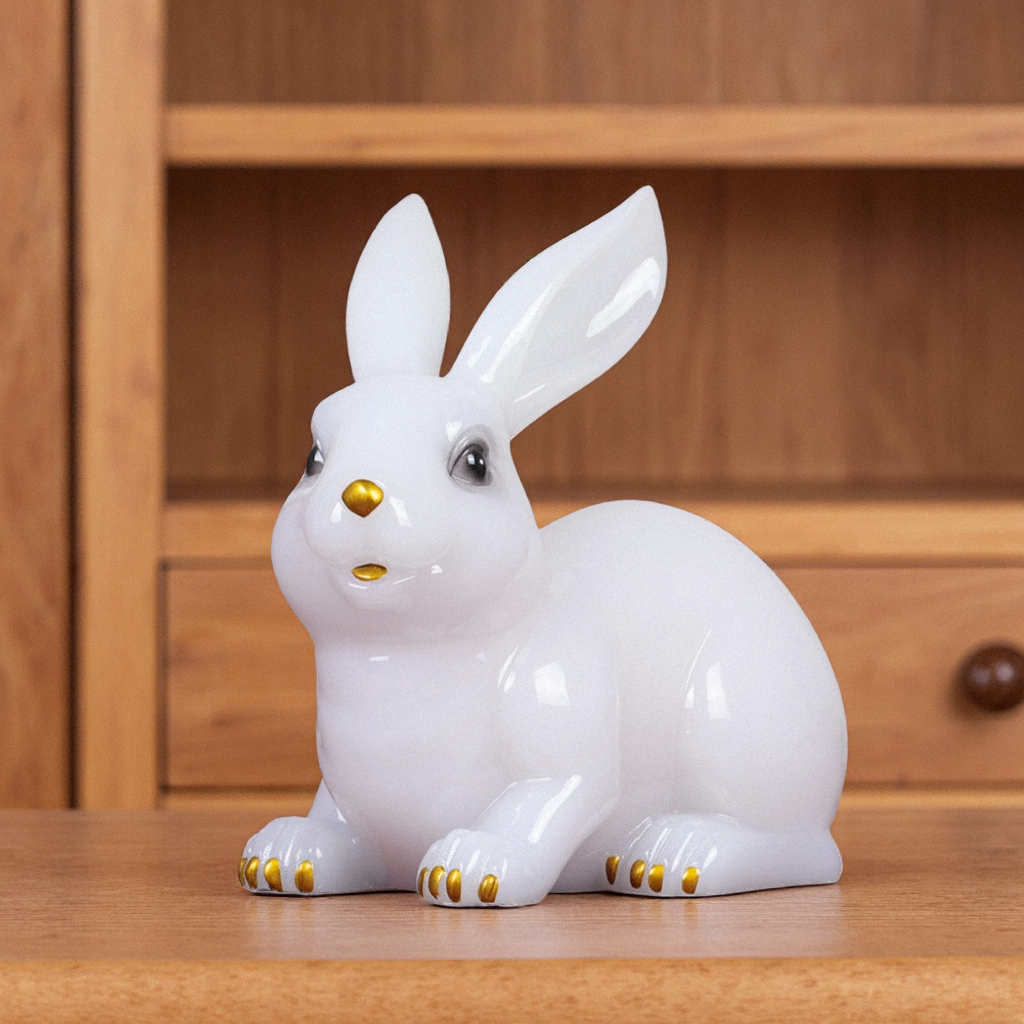 森木桐可爱兔子摆件客厅装饰