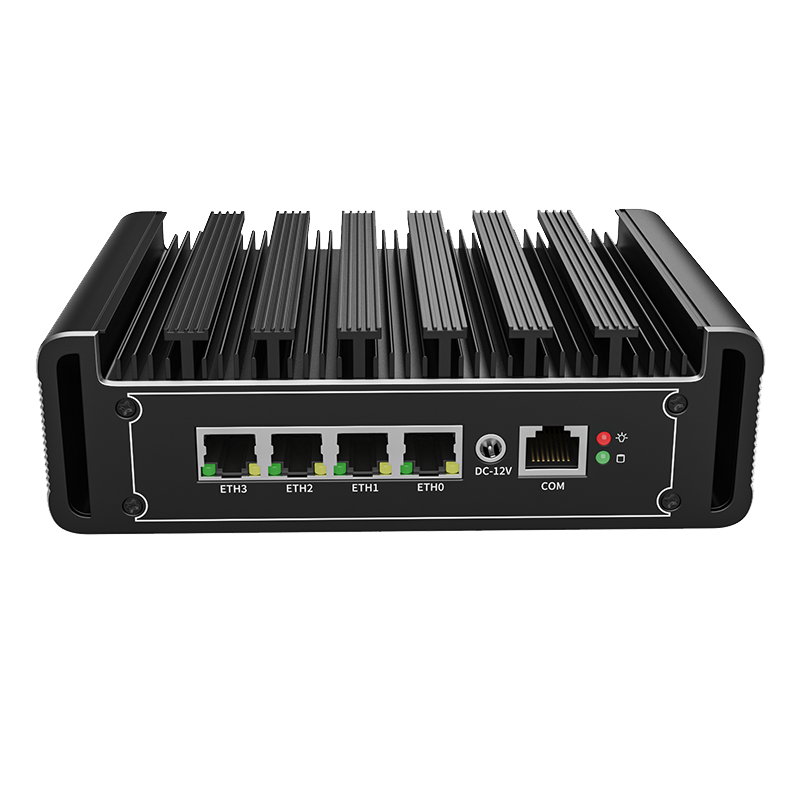 倍控G31软路由J6412四核四线程4网2.5G电脑工控机迷你主机无风扇 i3-1115g4服务器J5005 UBUNTU CENTOS LINUX