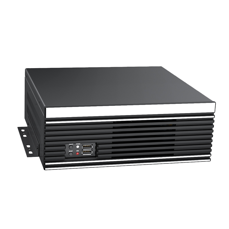 倍控9代酷睿i3i5i7壁挂型嵌入式视觉视像头工控机电脑定制4口网络POE串口RS232 RS485 6网10USB口win7 linux