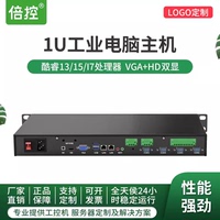倍控1U機架式工控機電腦多串口