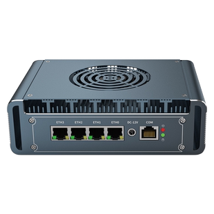 倍控工控机7505软路由11代I7-1195G7四4网卡I226 2.5G网卡ros企业路由Win10 Linux系统温控风扇双显接口8505