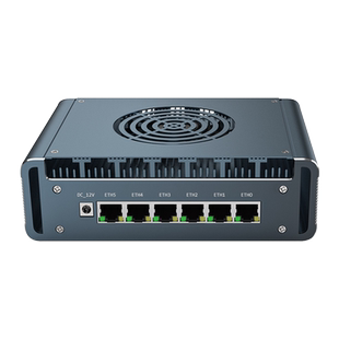 倍控N100电脑8505迷你微型主机I7-1265U六网卡软路由工控机ROS维盟12代嵌入式linux6网i3-1215U i7-13620h