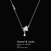 「甜心少女」S999纯银项链女轻奢小众高级感锁骨链送女友生日礼物