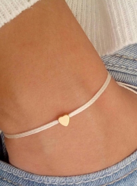 外贸热卖饰品韩版甜美简约麻绳