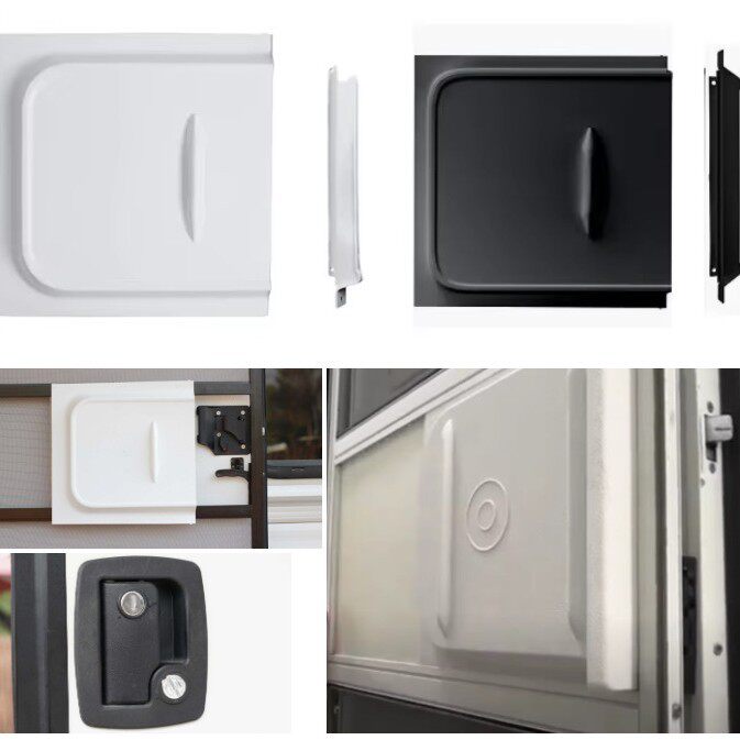 RV Screen Door Slide 房车纱窗门PP塑料门锁挡 滑门加侧挡RV屏蔽