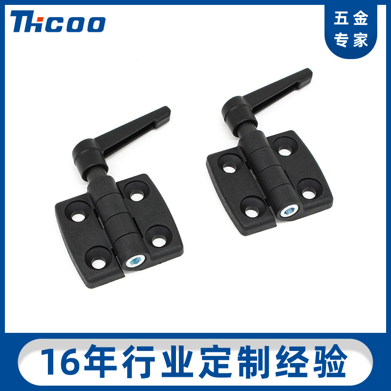 斯科可调紧定把手阻尼铰链配电箱