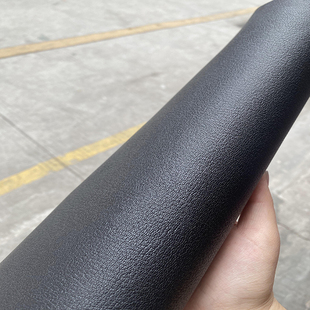 法国H家原版法羊里皮料头层羊皮黑色法羊皮料缩纹手工里皮手工diy