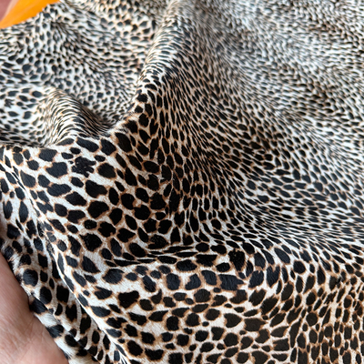 意大利G家猫爪纹胎牛毛皮毛一体真皮服装包包手工皮料1.0mm