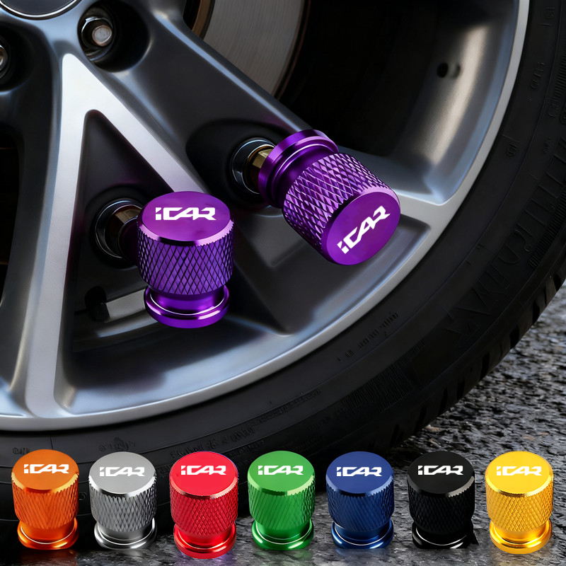 ICAR轮胎气门嘴帽icar03 03T V23专用汽车气门芯帽保护盖装饰用品