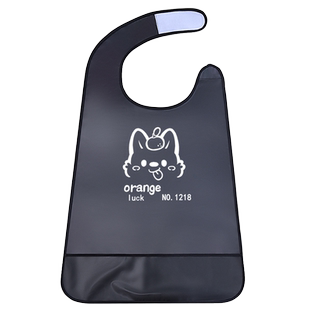 TPU免洗老年人吃饭防水防油污围裙喂饭食饭兜养老院防脏衣口水兜