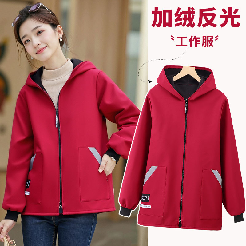 时尚短款加绒加厚罩衣女士围裙