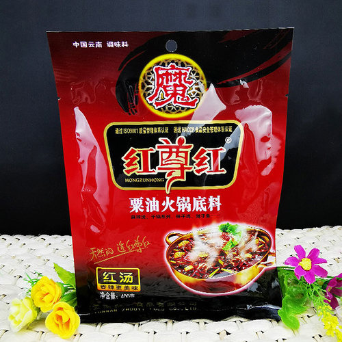 奇子香火锅底料红尊红400g