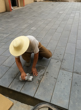 天然防滑青石板庭院室外花园仿古文化石地砖户外地铺石石材地板砖