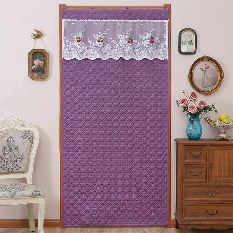 棉门帘加厚挡冷风保温防寒挂帘免打孔秋冬卧室保暖隔断帘2025新款