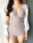 Áo corset của phụ nữ Nhật Bản áo ngực mùa hè không mặc được tích hợp với áo ngực mỏng siêu mỏng thu thập vẻ đẹp cơ thể bằng nhựa - Corset đồ lót gen định hình