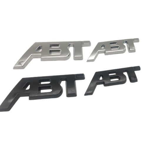 汽车ABT金属车贴  改装车身叶子板3D立体中网标 尾标 侧标贴车贴