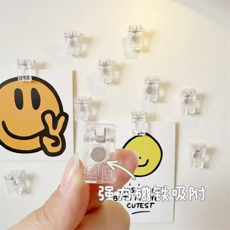 签夹磁力贴拍立得照片透明夹