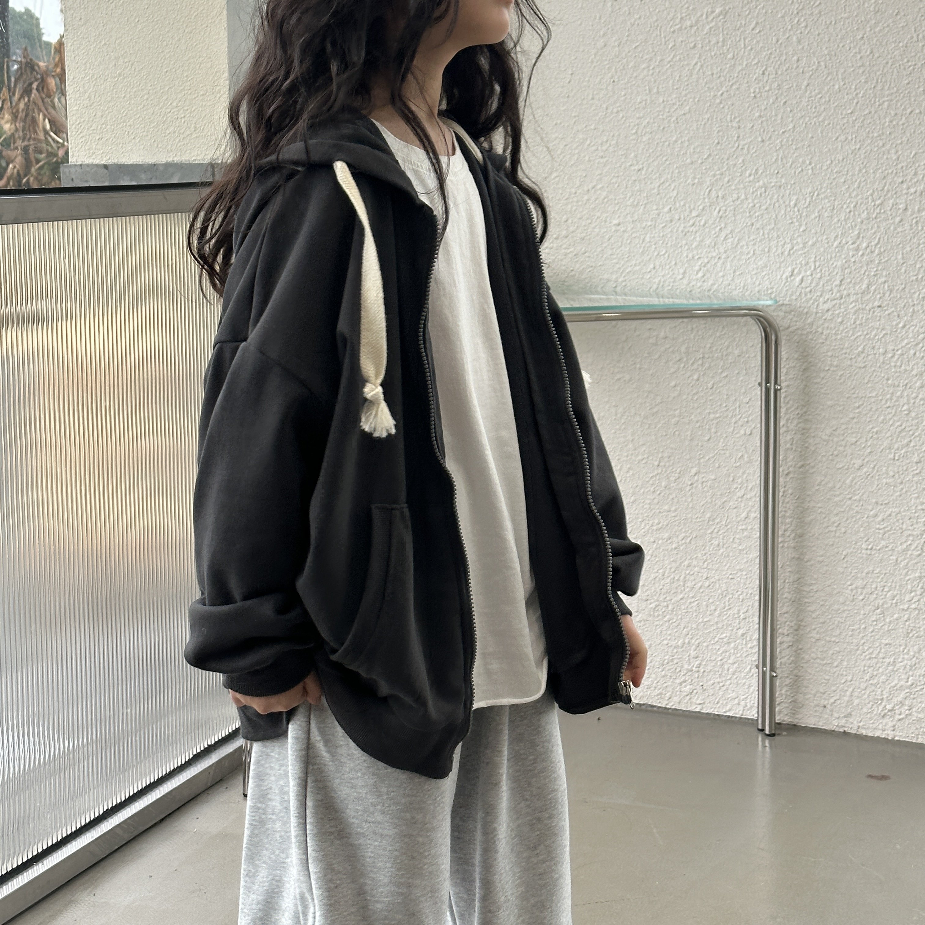 儿童卫衣外套2025春季新款开衫女童洋气韩版上衣中大童宽松爆款潮