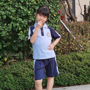 校服新款清溪镇第一小学校服夏秋冬季拉链外套春秋长袖短学生专拍