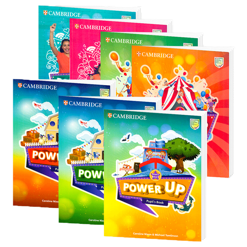 Power Up剑桥少儿英语教材 预备 1 2 3 4 5 6级powerup小学英语教材YLE剑桥少儿英语考试剑桥词汇语法英文原版教材原版进口