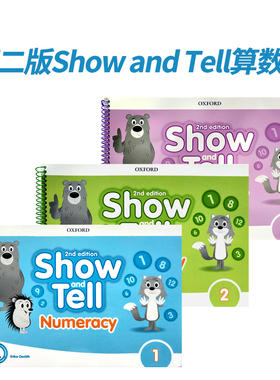 新版showandtell牛津培优幼儿教材 第二版Show and tell Numeracy Book 算数书  牛津大学出版社 原版进口