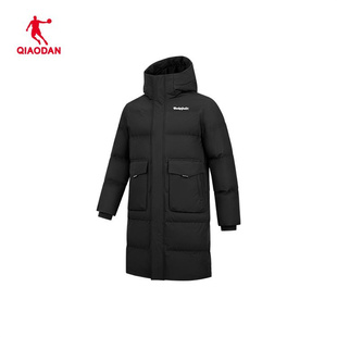 乔丹羽绒服男款2025冬季新款中长款保暖防风外套男QDAGM3261015B