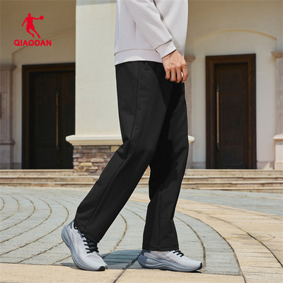 乔丹梭织长裤男2026春季新款防风训练通勤运动裤男QDEYK3261157C