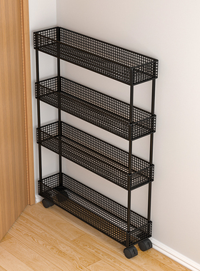 门后夹缝置物架10cm夹缝柜极窄款收纳架卫生间缝隙浴室窄边收纳柜