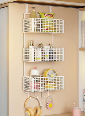 宿舍下铺挂架上下床寝室神器收纳架大学生衣柜侧面免打孔多层架子