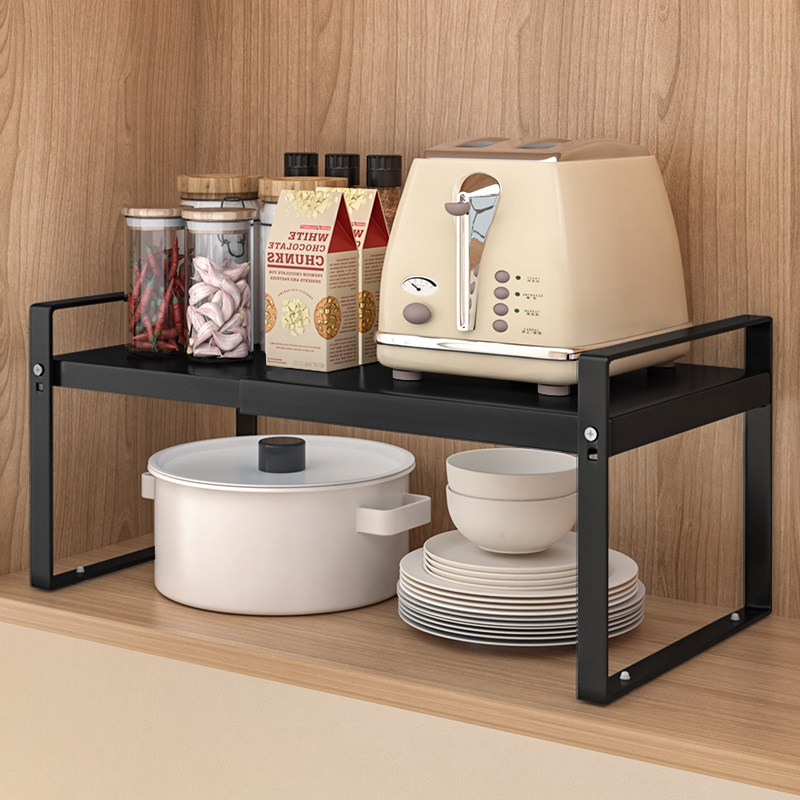 柜子分层架厨房置物架橱柜内收纳架调料品架子多功能锅具收纳神器,厨房/烹饪用具,厨房置物架/置物柜/角架,淘宝优惠券,粉丝福利购,淘宝优惠卷