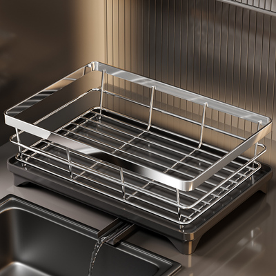 碗碟收纳架沥水碗盘架家用厨房台面放碗碟盘沥水篮餐具滤水置物架