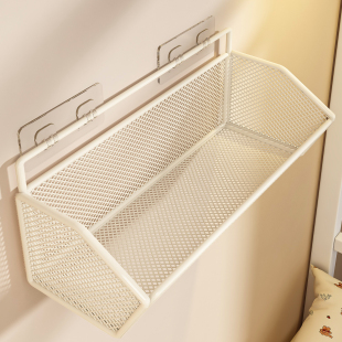 墙上置物架学生床头挂篮宿舍挂墙收纳架床上小型架子床边壁挂好物