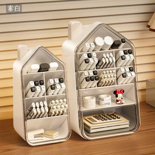 斜插式笔筒收纳盒大容量马克笔筒