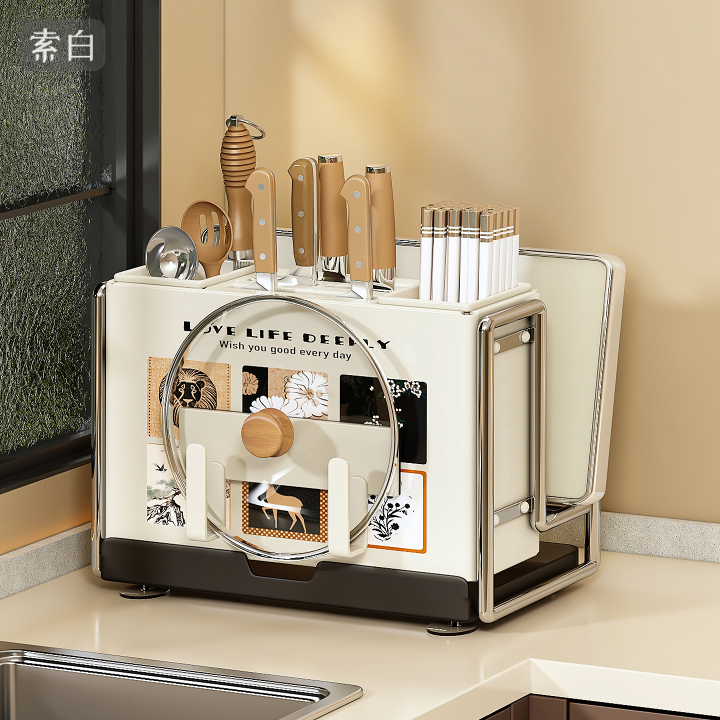 中古风刀架置物架【2025新款】