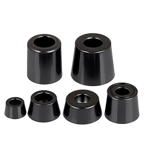 圆形橡胶机脚垫块橡皮家具桌椅减震地板保护塑料地脚仪器仪表垫