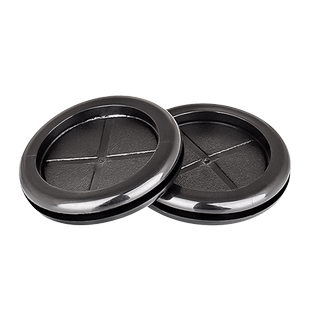 橡胶双面防尘护线圈出线护套卡扣式配电箱护线套过线口密封圈阻燃