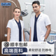薄款 高端白大褂男医生短袖 口腔牙科白大衣工作服 半袖 长袖 夏季 短款