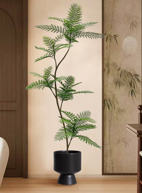 仿真绿植蓝花楹高级仿生植物室内大型盆栽客厅直播间装饰花摆件