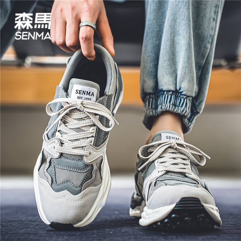 森马男鞋夏季新款男士厚底老爹鞋