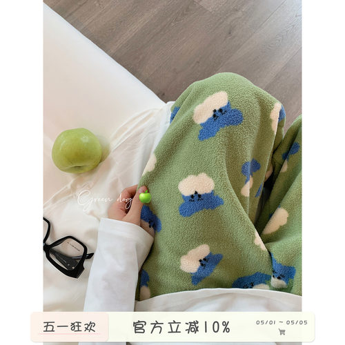 馨帮帮Homedress卡通法兰绒睡裤