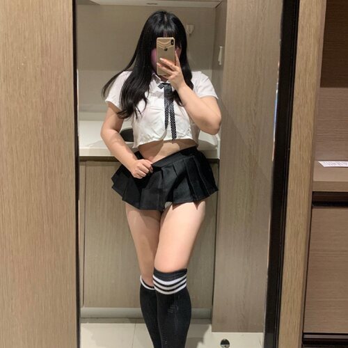性感大码学生制服内衣JK超短裙甜美纯欲加肥加大胖200斤睡衣套装