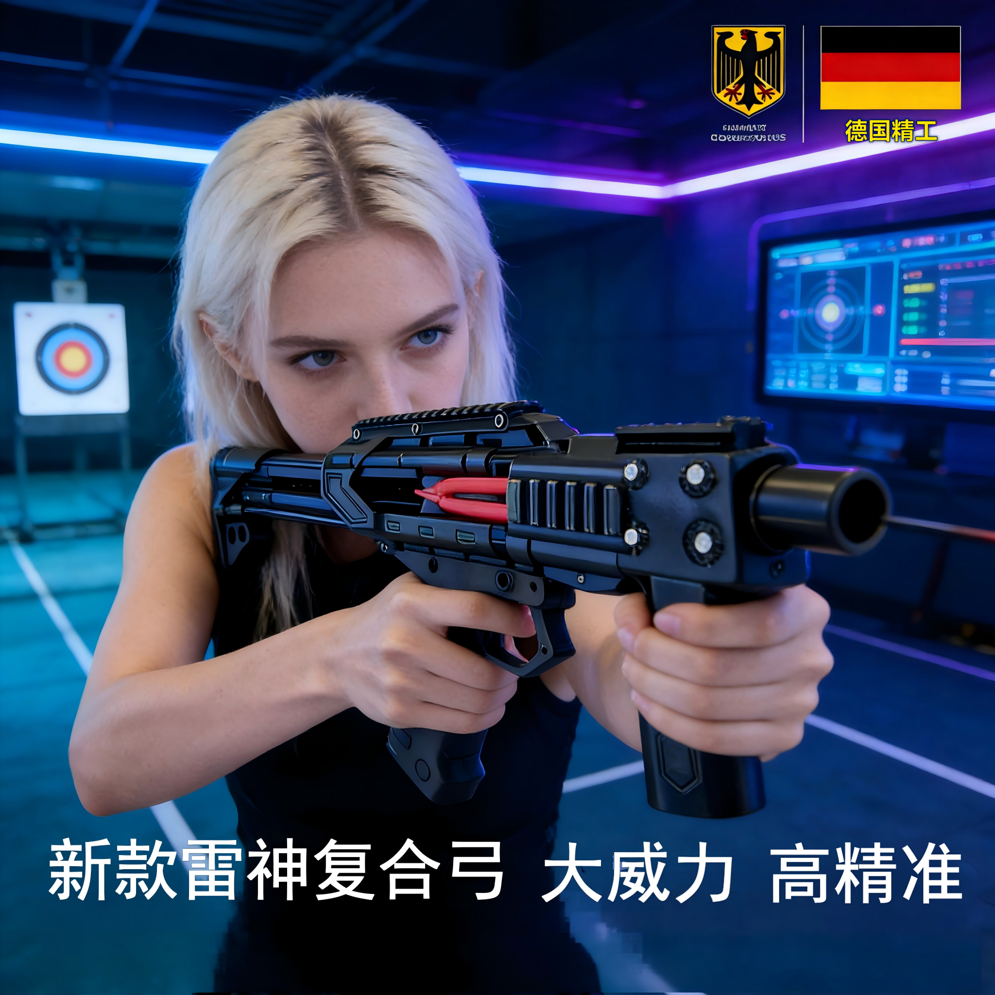 3D打印户外软蛋玩具弹弓射程远雷神软弹材质2026新款高精准度. - 实物图