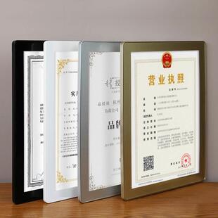新款免打孔磁吸A4海报框规章制度牌教师简介展示牌教练风采照片墙前开式亚克力磁性广告牌相框企业宣传公告栏