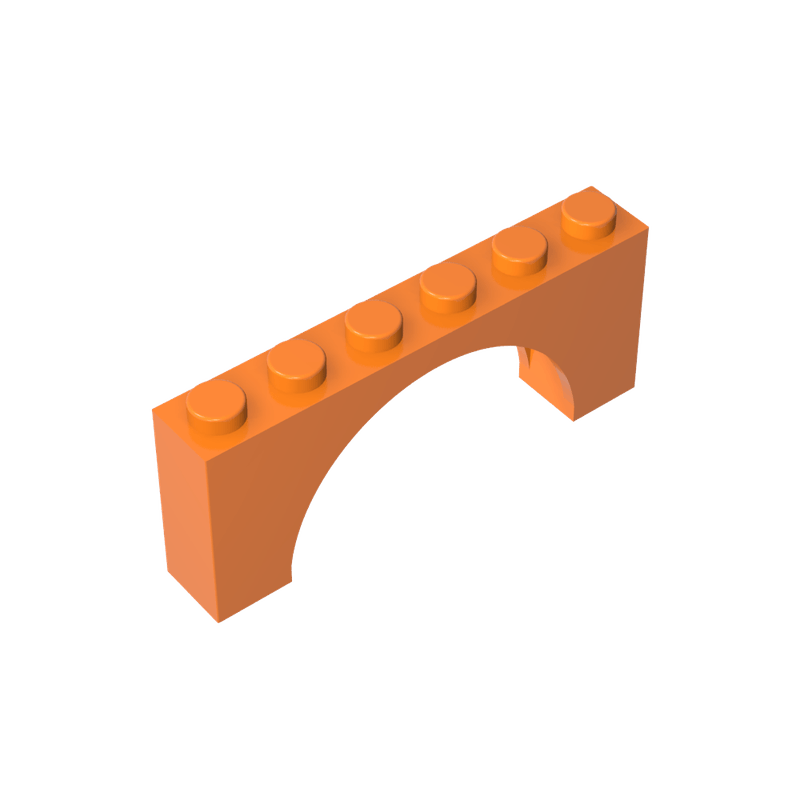 正版高砖积木零件GDS-678配件1x6x2兼容15254-12939小颗粒MOC拼插